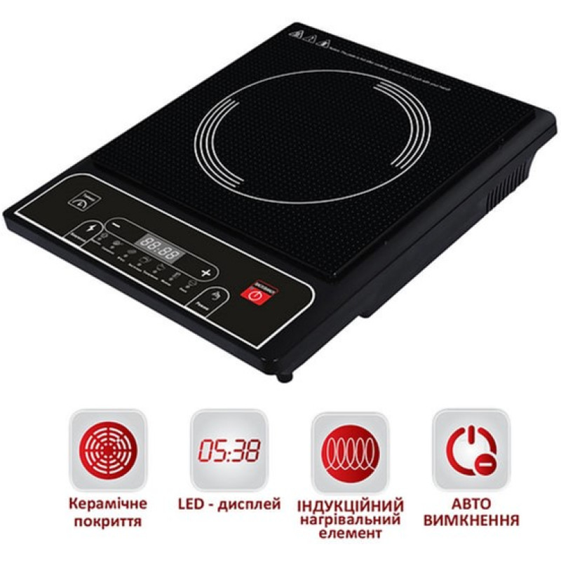 Настільна плита PRIME Technics PIC 2010 CB