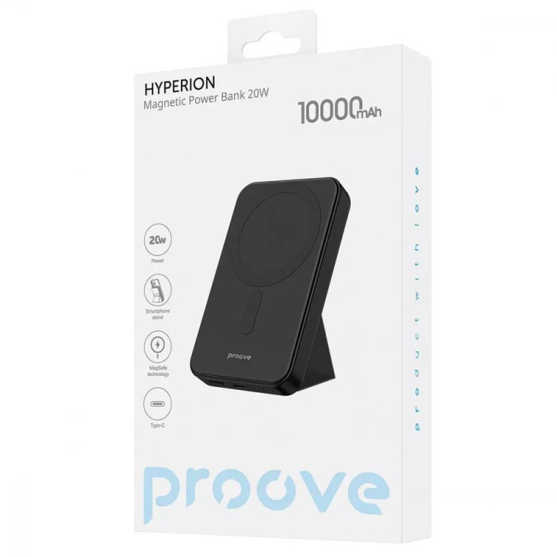 УМБ Proove Hyperion 10000mAh 20W Black (PBHP15020001)