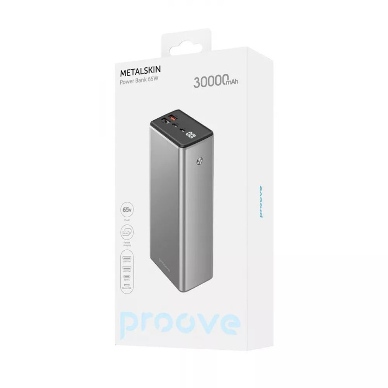 УМБ Proove Metalskin 30000mAh 65W (PBM365210004) 