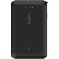 UMB Belkin Power Bank 10K з інтегрованим кабелем тип-C 10000mah 20W чорний (BPB021HQBK)