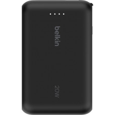UMB Belkin Power Bank 10K з інтегрованим кабелем тип-C 10000mah 20W чорний (BPB021HQBK)