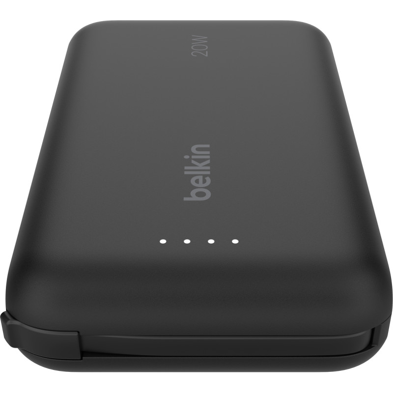 UMB Belkin Power Bank 10K з інтегрованим кабелем тип-C 10000mah 20W чорний (BPB021HQBK)