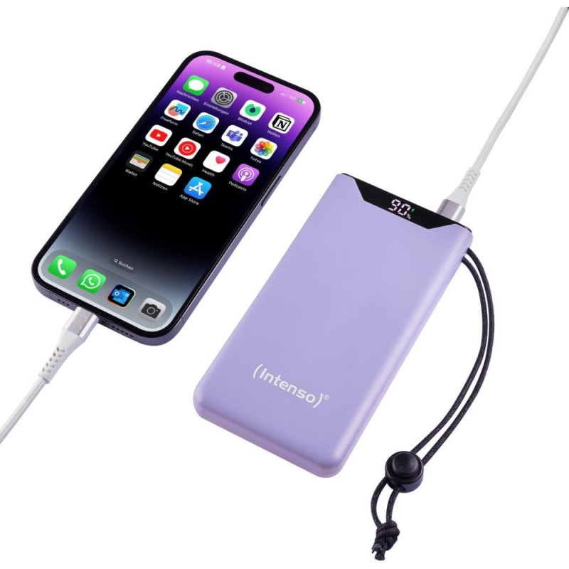 УМБ Intenso F10000 10000 mAh 18 W Purple (7332033)