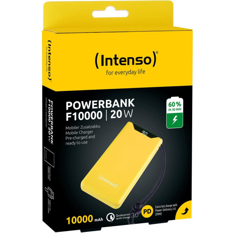 УМБ Intenso F10000 10000 mAh 18 W Yellow (7332039)