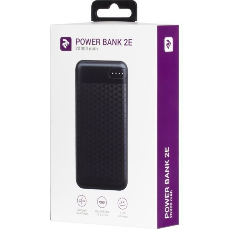 УМБ 2E 20000мА·год 2E-PB2004PD-BLACK