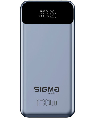 УМБ Sigma X-Power SI30A7QLX 30000mAh PD 130W Silver
