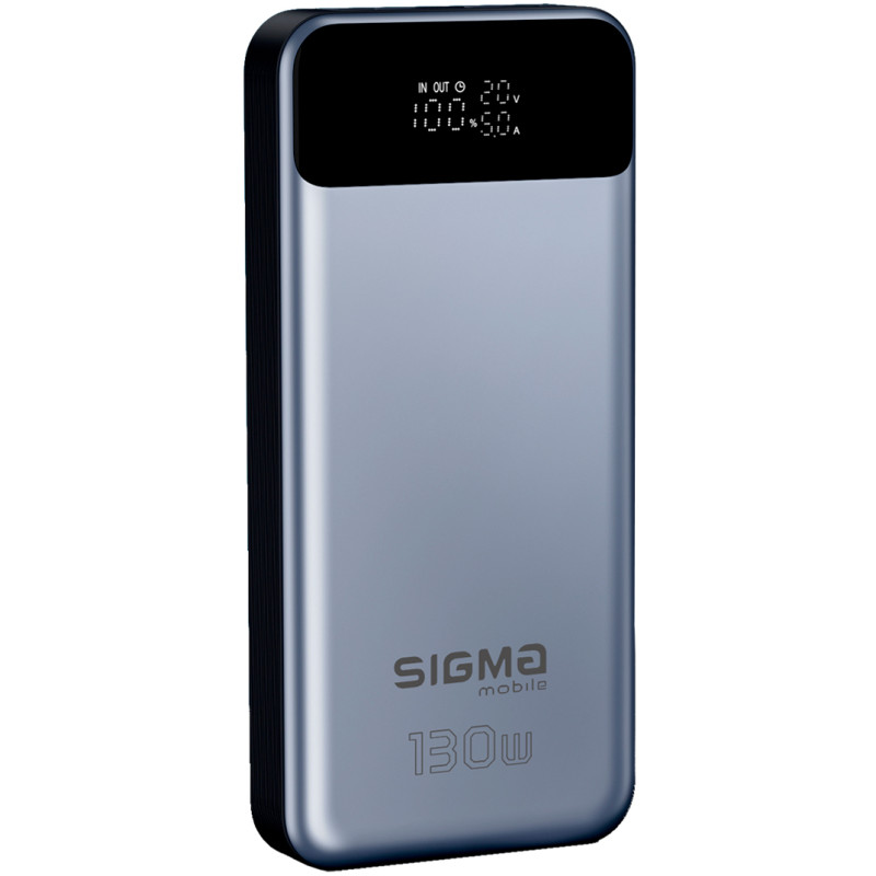 УМБ Sigma X-Power SI30A7QLX 30000mAh PD 130W Silver