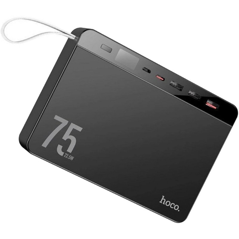 УМБ HOCO 75000 mAh Overlord PD/20W, QC/3.0/22.5W, Black (J94/714739)