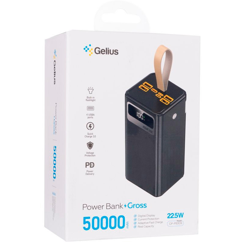 УМБ Gelius GP-PB309 50000mAh 22.5W Black
