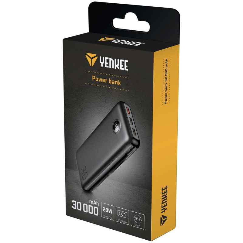 УМБ YENKEE YPB 3018 30000 mAh PD20W Black (35057019)
