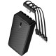 УМБ Borofone BJ84A 20000 mAh with four cables Black