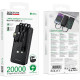 УМБ Borofone BJ84A 20000 mAh with four cables Black