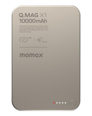 УМБ MOMAX 10000MAH Q.MAG X1 TITAN (IP117AE)