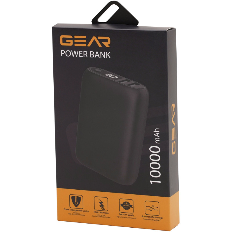 УМБ GEAR 10000mAh, PD/22.5W, black (WP942P)