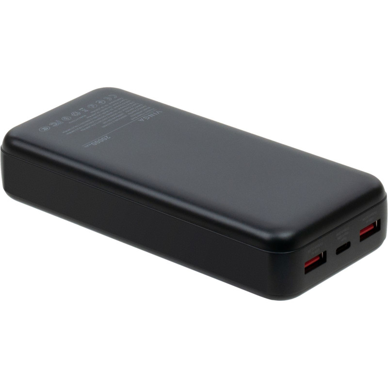 UMB VINGA 20 000 MAH 22,5 Вт Чорний дисплей (VPB2022)