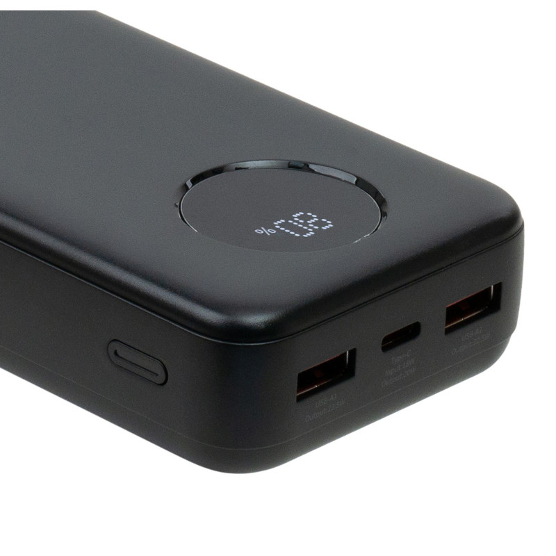 UMB VINGA 20 000 MAH 22,5 Вт Чорний дисплей (VPB2022)