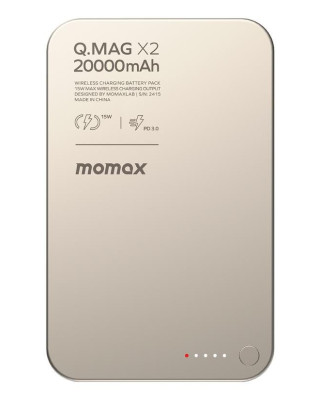 УМБ MOMAX 20000MAH Q.MAG X2 TITANIUM (IP133E)