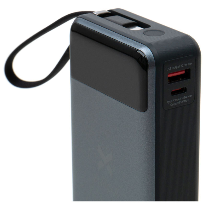 UMB VINGA 20 000 MAH 65W Дисплей USB-C Cable Grey (VPB2065C)