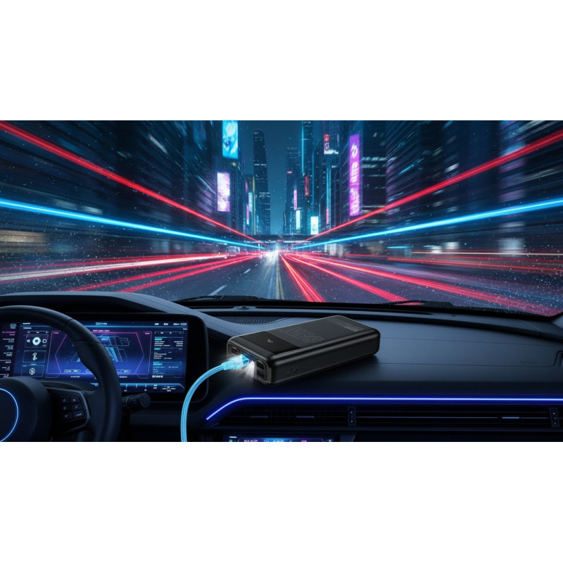 УМБ HOCO 30000mAh Apollo PD/65W QC/3.0 Black (DB81/714720)