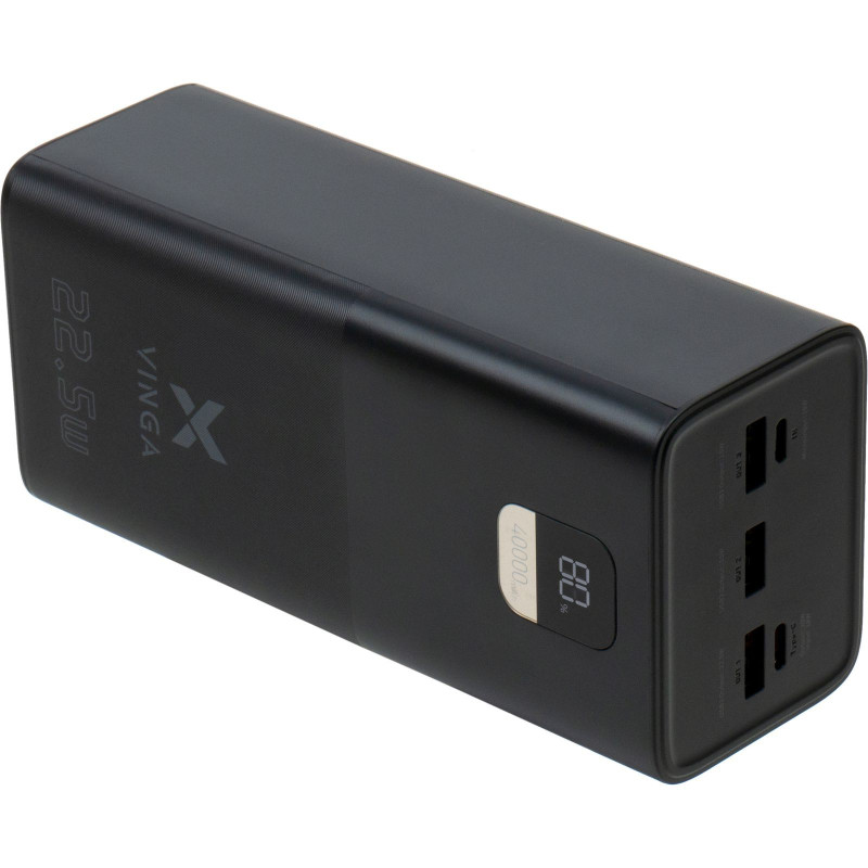 UMB VINGA 40000 MAH 22,5 Вт Чорний дисплей (VPBB4022)
