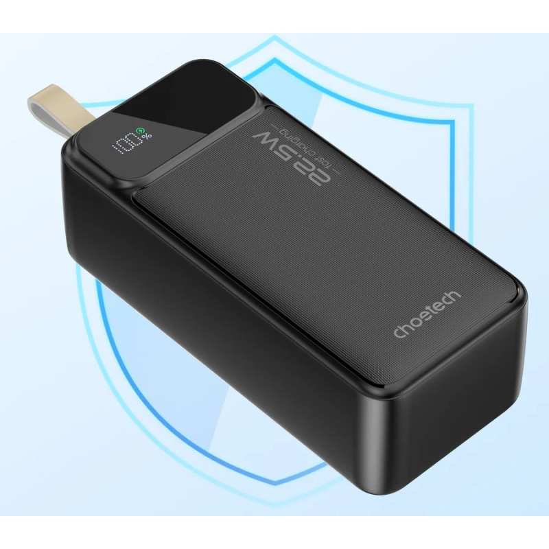 УМБ Choetech PD22.5W Digital B731 40000mAh Black