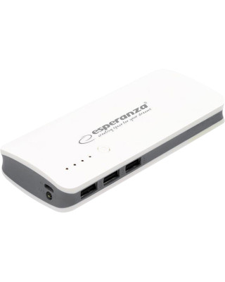 УМБ Esperanza 8000mAh (EMP106WE) Білий/Сірий