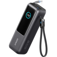 УМБ ANKER 25000 mAh 165W PD Built-In Double USB-C Cables (A1695H11)