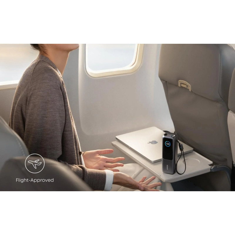 УМБ ANKER 25000 mAh 165W PD Built-In Double USB-C Cables (A1695H11)