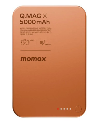 УМБ MOMAX 5000MAH Q.MAG X ORANGE (IP116AM)