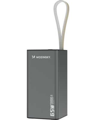 УМБ Wozinsky 30000mAh, K65+ 65W 30000mAh 2*USB-C, USB-A (5907769364457)