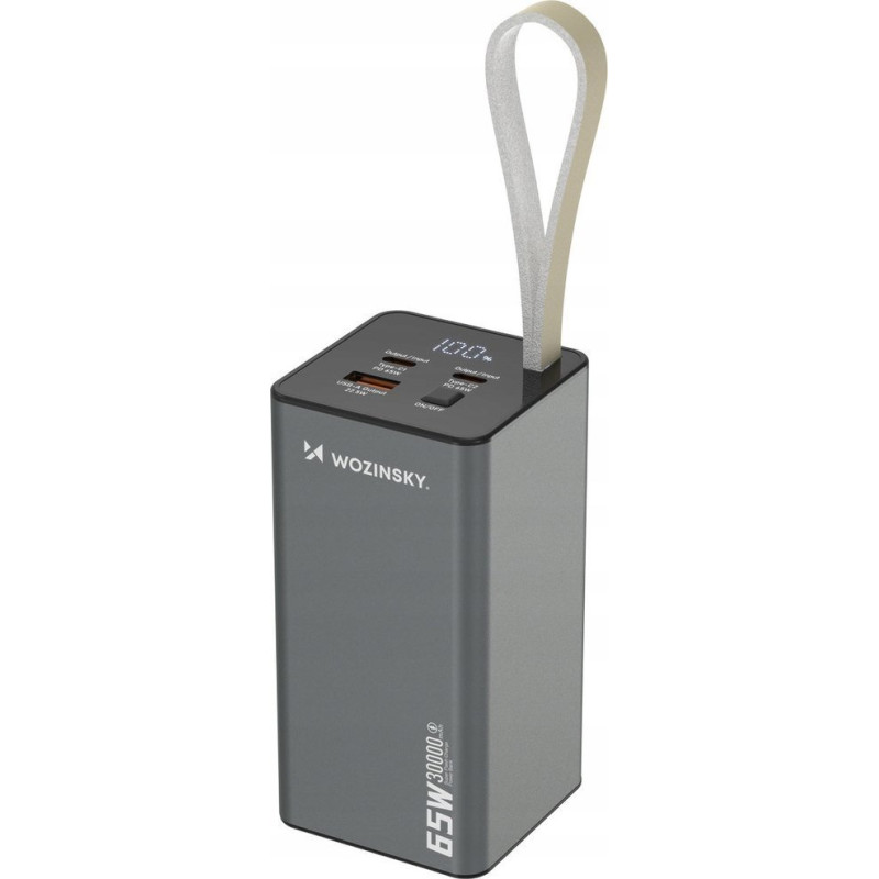 УМБ Wozinsky 30000mAh, K65+ 65W 30000mAh 2*USB-C, USB-A (5907769364457)