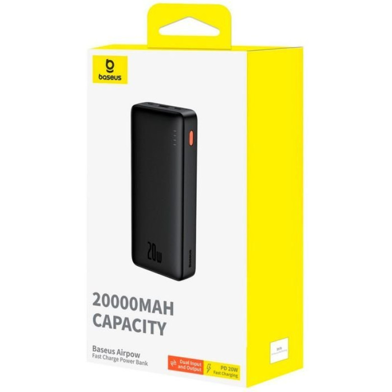 УМБ Baseus Airpow 20000mAh 20W Black (P10022804113-00)
