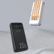 УМБ Dudao K6Pro+ 20000mAh 10W with USB-C/Lightning/MicroUSB/USB-A cables (6977196682393)