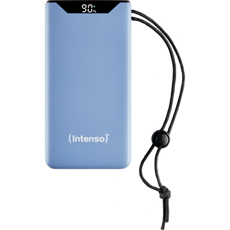 УМБ Intenso F20000 Blue, 20000 mAh, 20 Вт, 1xType-C (PD3.0) / 1xUSB (QC3.0), цифровий LED дисплей (7332055)