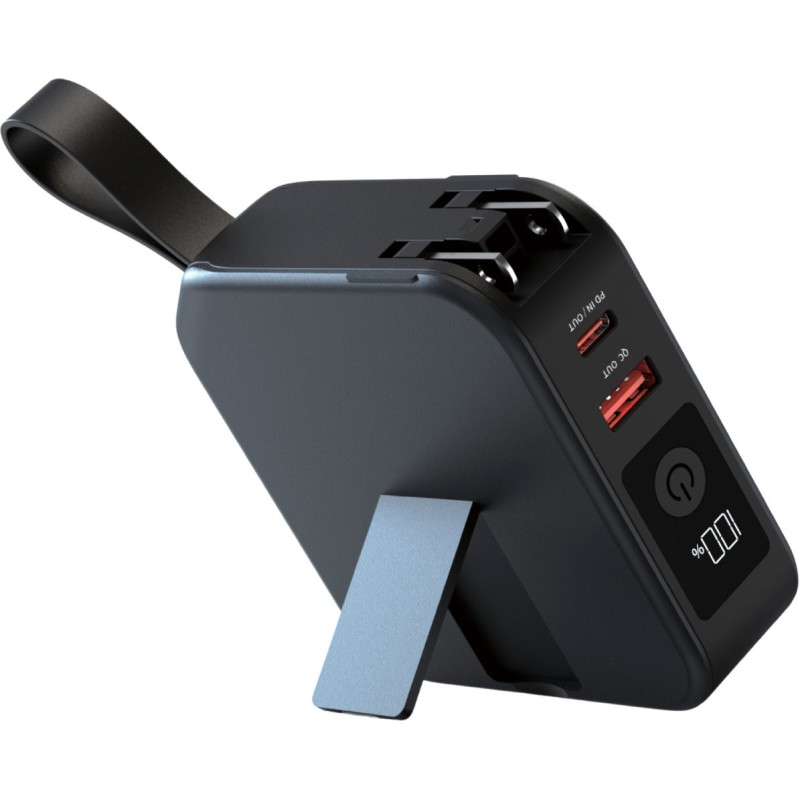 УМБ Energizer Magnetic Wireless 10000mAh 20W PD, AC зарядка, QI/15W, built-in USB-C (QM10001AC)