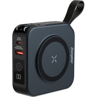 УМБ Energizer Magnetic Wireless 10000mAh 20W PD, AC зарядка, QI/15W, built-in USB-C (QM10001AC)