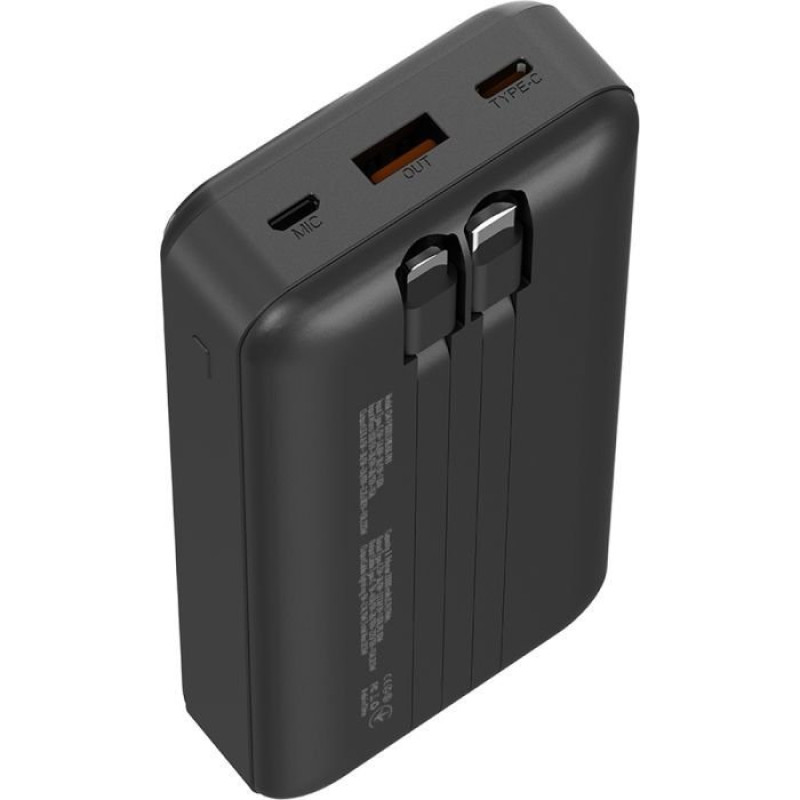 УМБ ColorWay 20 000 mAh Optimal Power PD/22.5W, QC/3.0, Black (CW-PB200LPB5BK-PDD)