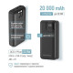 УМБ ColorWay 20 000 mAh Optimal Power PD/22.5W, QC/3.0, Black (CW-PB200LPB5BK-PDD)