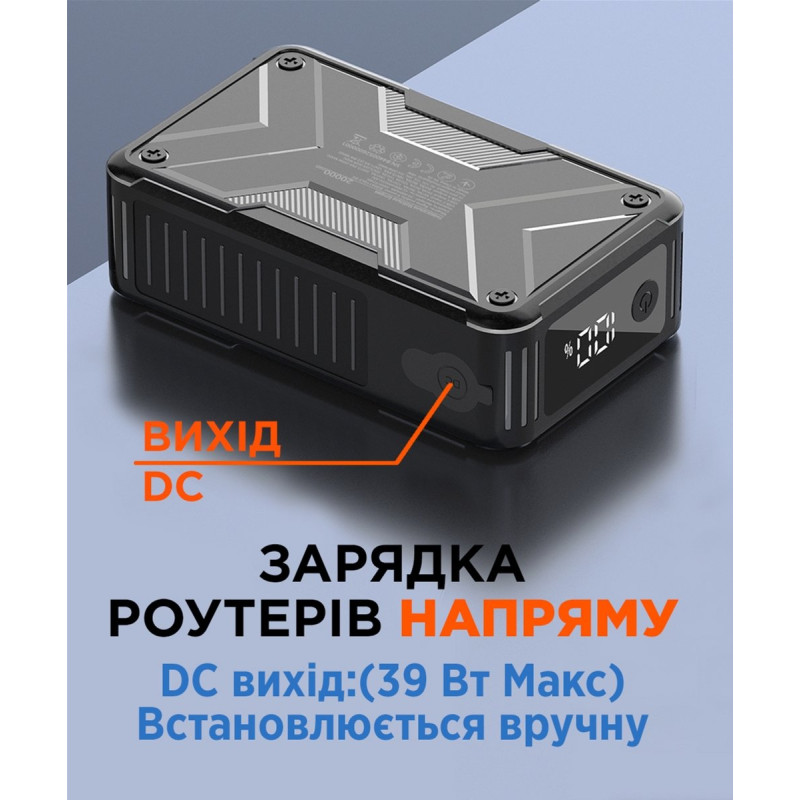УМБ Sigma X-power SI20A11QLX-DC 20000mAh 65W DC Output black