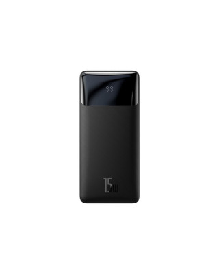 Батарея універсальна Baseus Bipow Digital Display 15W 20000mAh Black (PPDML-J01)