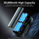 УМБ Vention 20000 mAh 165W Gray TFT Display Type (FKFH0)