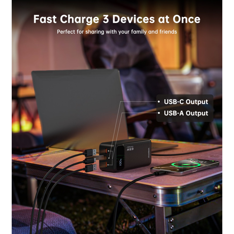 УМБ Choetech PD65W 40000mAh (B734)