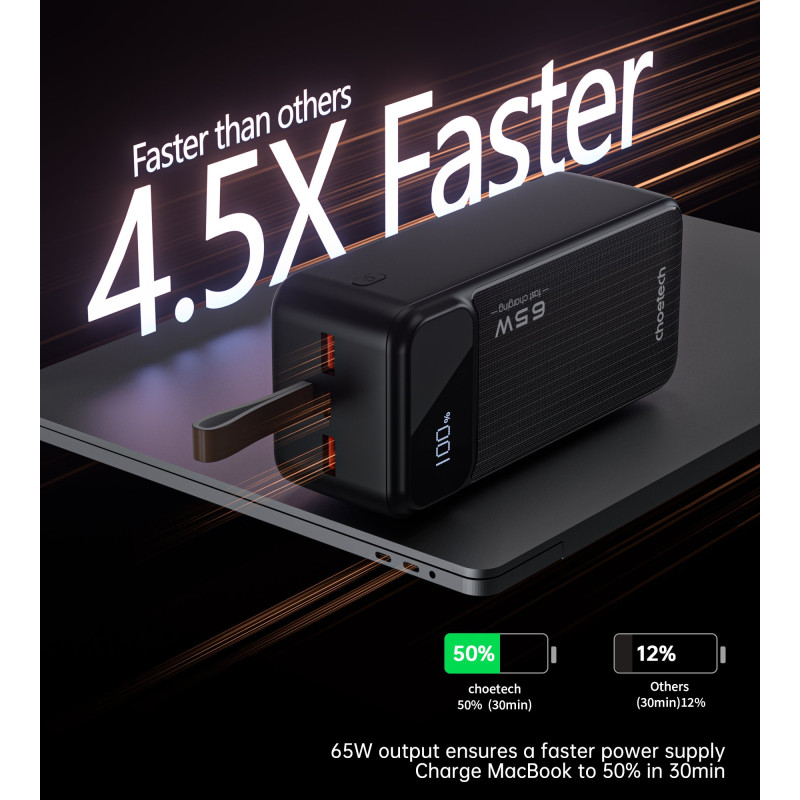 УМБ Choetech PD65W 40000mAh (B734)