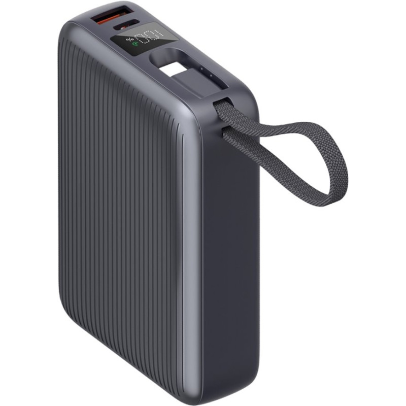 УМБ Sigma X-power SI20A5QLX 20000mAh 45W Built-In USB-C Cable gray