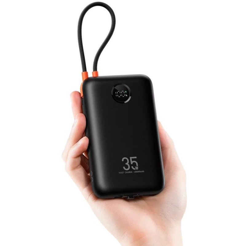 УМБ VEGER 30000mAh K3 35W PD QC3.0 black (6977525750137)