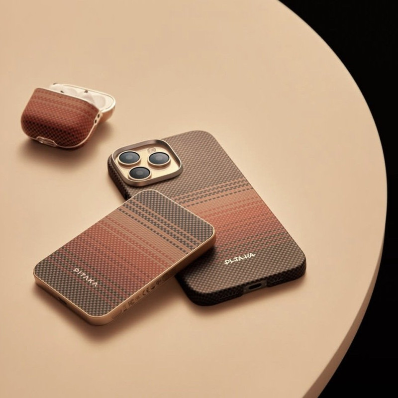 УМБ Pitaka Aramid Fiber Magnetic Qi2 5000mAh 15W Sunset (PBQ2402)