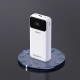 УМБ Dudao K15Pro 20000mAh PD/22.5W, QC, with built-in cables, White (6977196682447)