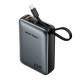 УМБ Vention 20000 mAh 45W Mini with Built-in USB-C Cable Gray (FHGH0)