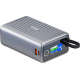УМБ Sigma X-power SI25A5QLX 25000mAh 100W Built-In USB-C Cable gray