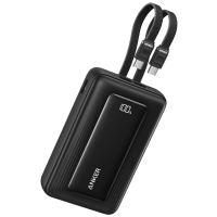 УМБ ANKER 20000 mAh 45W Built-In Dual USB-C Cables Black (A1681H12)